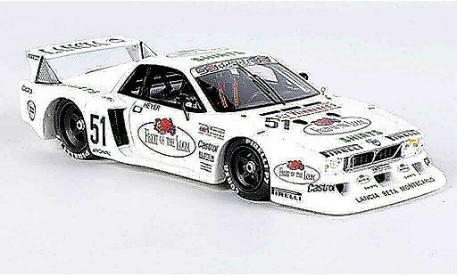 Lancia Beta Monte Carlo 1/43 Spark No.51 Fruit of the Loom H.Heyer DRM Zolder 1980 modellautos
