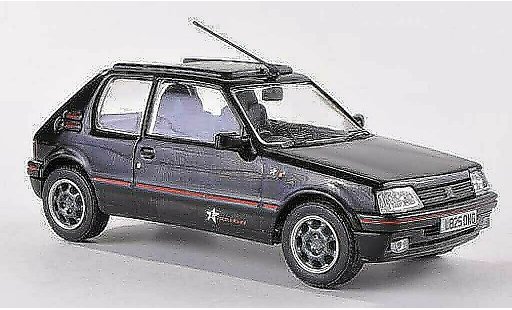 Peugeot 205 GTI 1/43 Vanguards 1.9 Radio 1 L825 OMG schwarz modellautos