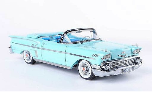Chevrolet Bel Air Convertible 1/43 Neo 1958 Impala Cabrio t&Atilde;&frac14;rkis modellautos