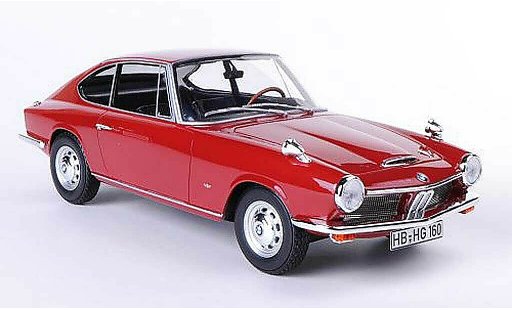 Bmw 1600 GT 1/18 BoS Models rot 1968 modellautos