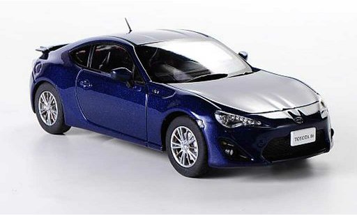 Toyota 86 2012 1/43 Ebbro blau RHD modellautos