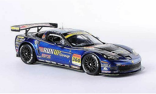 Chevrolet Corvette course 1/43 Ebbro C6 No.360 Run Up Group A.Tanaka/T.Shirasaka SGT 300 2012 modellautos
