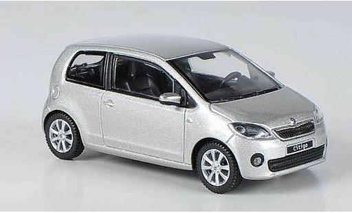 Skoda Citigo 3 portes 1/43 Abrex grau Leaf 3- 2012 modellautos