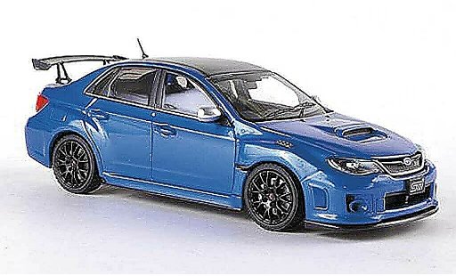Subaru Impreza WRX 1/43 Ebbro STI S206 NBR Challenge Package blau/carbon RHD modellautos