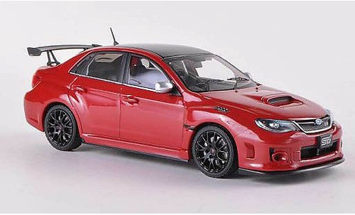 Subaru Impreza WRX 1/43 Ebbro STI S206 NBR Challenge Package rot/carbon RHD modellautos