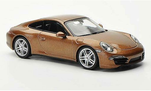 Porsche 911 Carrera 4 1/43 Minichamps braun 2012 modellautos