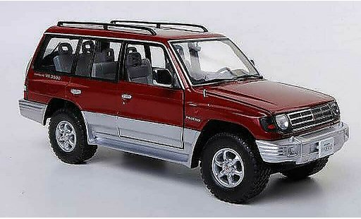Mitsubishi Pajero Base 1/18 Sun Star 24V V6 3500 rot/grau 1998 modellautos