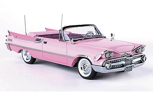 Dodge Custom Royal Lancer Cabriolet 1/43 American Excellence Cabrio pink/rosa limitierte Auflage 500 st&Atilde;&frac14;ck 1959 modellautos
