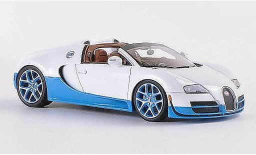 Bugatti Veyron Grand Sport 1/43 Look Smart 16.4 weiss/blau Paris Motorshow 2012 modellautos