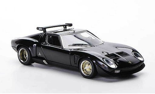 Lamborghini Miura Jota 1/43 FrontiArt SVR schwarz 1972 modellautos