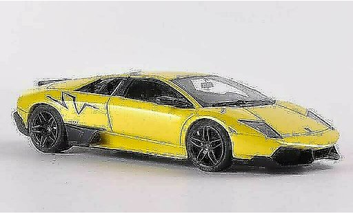 Lamborghini Murcielago LP670 1/43 Look Smart SV Fixed Wing gelb modellautos