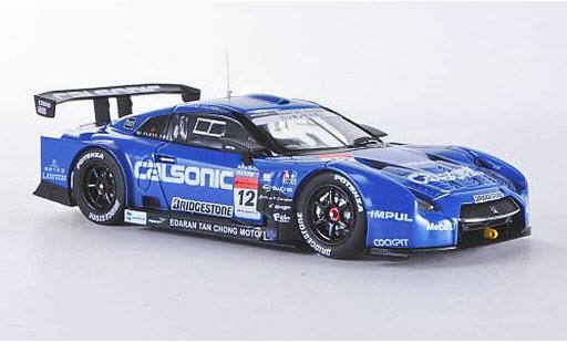 Nissan Skyline R35 1/43 Ebbro GT-R No.12 Calsonic Impul Low Down Force Super GT500 2012 modellautos