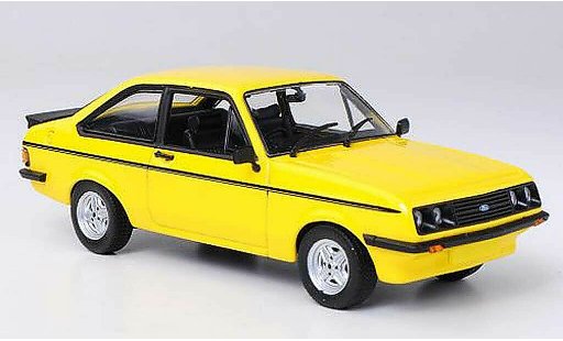 Ford Escort RS 2000 1/43 Minichamps MkII gelb RHD 1976 modellautos