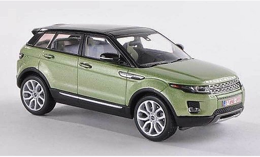 Range Rover Evoque 5 Portes 1/43 IXO -vert/schwarz 5- 2011 modellautos