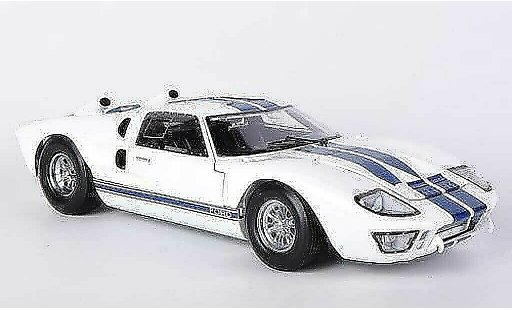 Ford GT40 Mk II 1/18 Shelby Collectibles GT 40 MkII weiss/blau 1966 modellautos