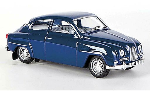 Saab 96 Base 1/43 Skandinavisk blau 10 modellautos