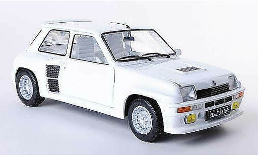 Renault 5 Turbo 1/18 Universal Hobbies weiss modellautos
