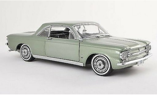 Chevrolet Corvair Coupe 1/18 Sun Star grau-vert 1963 modellautos