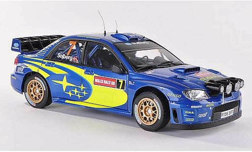 Subaru Impreza WRC 1/18 Sun Star No.7 Rally Wales 2007 modellautos