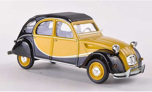 Citroen 2CV V6 1/43 Vitesse Charleston gelb/schwarz 1982 modellautos