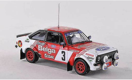 Ford Escort RS 1800 1/43 Vitesse MKII Belga No.3 Rally Bianchi 1982 R.Droogmans/R.Joosten modellautos