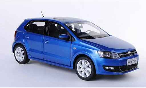 Volkswagen Polo Base 1/18 Paudi V blau Asien-Version 2011 modellautos