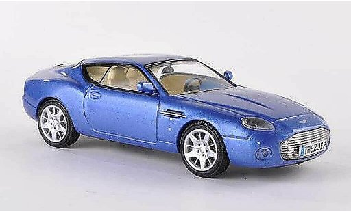 Aston Martin DB7 zagato 1/43 WhiteBox blau modellautos