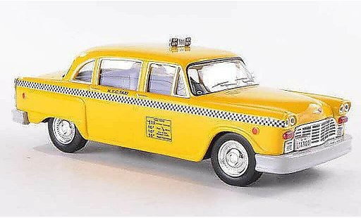 Checker Marathon taxi 1/43 WhiteBox Yellow Cab - New York City 1980 modellautos
