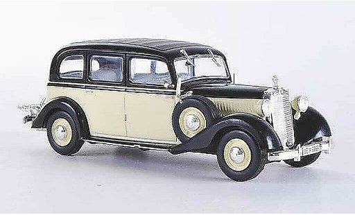 Mercedes 260 D 1/43 WhiteBox (W138) beige/schwarz 1936 modellautos