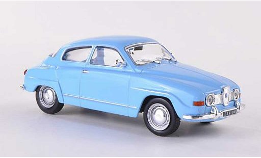 Saab 96 Base 1/43 WhiteBox blau modellautos