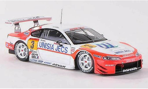 Nissan Silvia S15 1/43 Ebbro No.3 Unisia Jecs JGTC 2002 T.Yamano/M.Yanagida modellautos