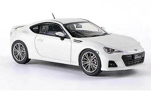 Subaru BRZ Concept 1/43 Ebbro matt weiss RHD Tokyo Motor Show 2011 modellautos