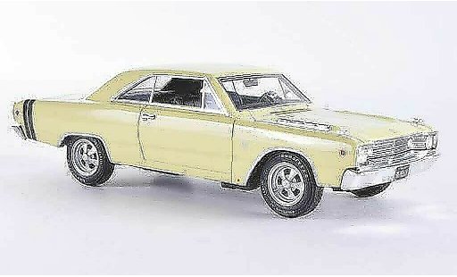Dodge Dart 1968 1/43 Highway 61 GTS beige/schwarz modellautos
