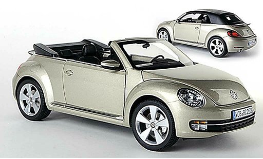Volkswagen Beetle Cabriolet 1/18 Kyosho Cabrio beige 2013 modellautos