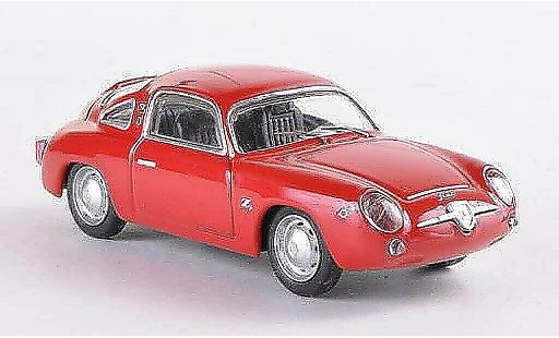 Fiat 750 Abarth 1/43 Best Zagato rot 1958 modellautos