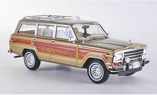 Jeep Wagoneer Edition Limit&Atilde;&copy;e 1/43 Premium X gold/Holzeffekt Sondermodell limitierte Auflage 500 st&Atilde;&frac14;ck 1989 modellautos