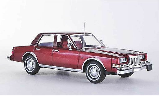 Dodge Diplomat Berline 1/43 American Heritage Models rot/rot 1985 modellautos