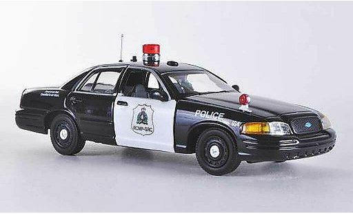 Ford Crown Police Interceptor 1/43 First Response Victoria RCMP - Royal Canadian Mounted schwarz/weiss Polizei (CAN) modellautos