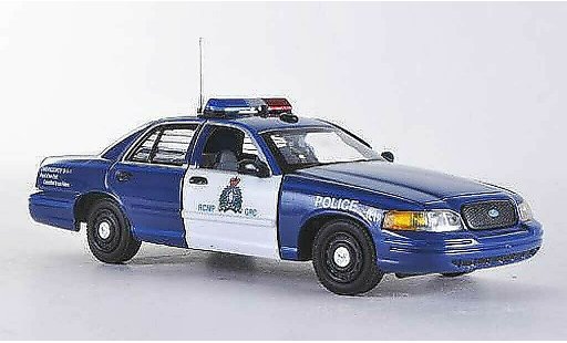Ford Crown Police Interceptor 1/43 First Response Victoria RCMP - Royal Cnadian Mounted blau/weiss Polizei (CAN) modellautos