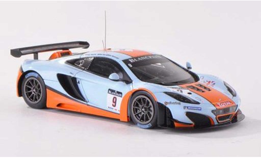 McLaren MP4-12C GT3 1/43 TrueScale Miniatures No.9 Gulf Racing 24h Spa 2012 R.Bell/A.Meyrick/M.Wainwright modellautos