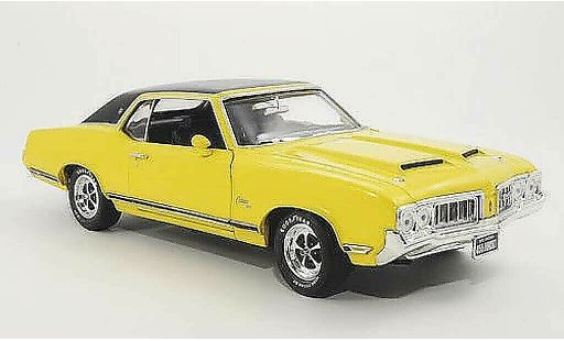 Oldsmobile Cutlass SX 1/18 Ertl gelb/schwarz 1970 modellautos