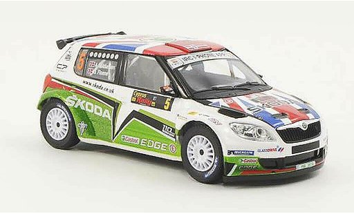 Skoda Fabia S2000 1/43 Abrex No.5 A.Mikkelsen / O.Floene Rally Zypern 2011 modellautos