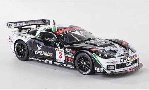 Chevrolet Corvette course 1/43 IXO STI S206 C6 R No.3 CPL Trans 24h Spa 2009 O.Gavin/J.Ruffier/M.Soulet/B.Longin modellautos