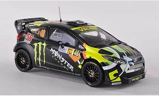 Ford Fiesta WRC 1/43 IXO No.46 Monster Monza Rally 2011 V.Rossi/C.Cassina modellautos