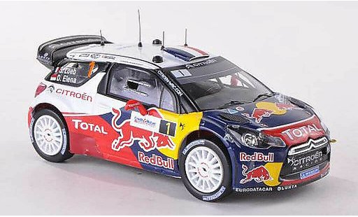 DS Automobiles DS3 WRC 2012 1/43 IXO No.1 Total Rally de France S.Loeb/D.Elena modellautos