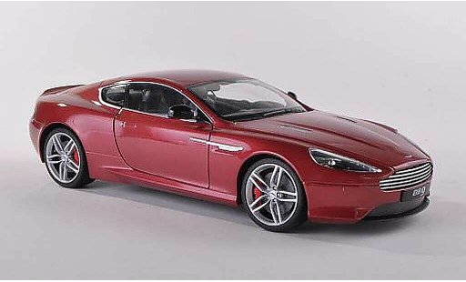 Aston Martin DB9 coupe 1/43 Welly rot LHD modellautos