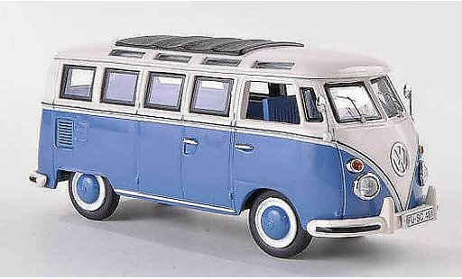 Volkswagen T1 Base 1/43 Schuco Samba blau/weiss modellautos