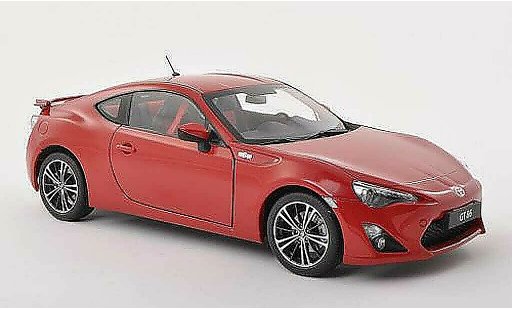 Toyota 86 2012 1/18 Autoart GT (Europa Version/LHD) schwarz-rot modellautos