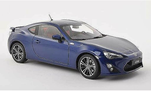 Toyota 86 2012 1/18 Autoart GT (Europa Version/LHD) schwarz-blau modellautos
