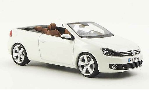 Volkswagen Golf Cabriolet 1/43 Schuco Cabrio weiss 2011 modellautos